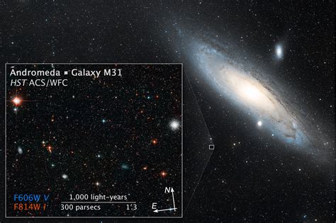 Wide Field View Of The Andromeda Galaxy Esahubble