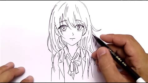 keren cara menggambar cewek manga anime dengan mudah how to draw youtube