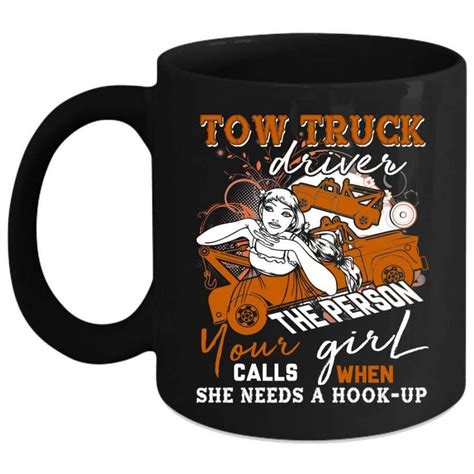 Tow Truck Driver Coffee Mug Cute T For Trucker Coffee Cup In 2022
