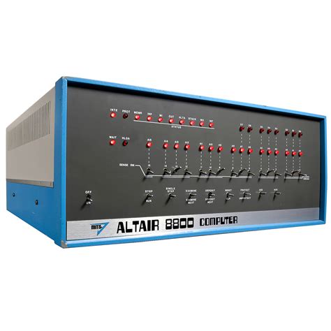 Mits Altair 8800 1974 The Altair Was The First Personal Computer In