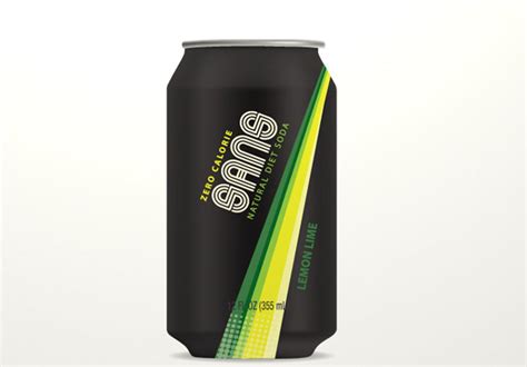 Sans Natural Diet Soda — The Dieline Packaging And Branding Design
