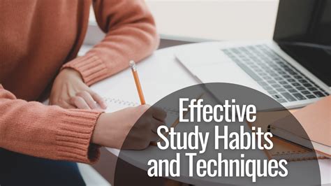 Effective Study Habits And Techniques The Literary Tutor