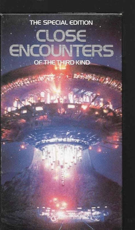 Close Encounters Of The Third Kind VHS The Special Edition Close