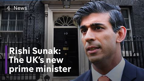 Rishi Sunak Declared Britain S Next Prime Minister Youtube