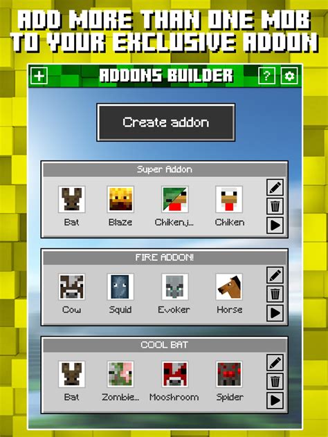 Addons Maker For Minecraft Pe Premium Apk