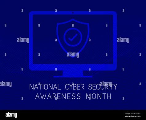National Cyber Security Awareness Month Vector Stock Illustration Stock Vector Image And Art Alamy
