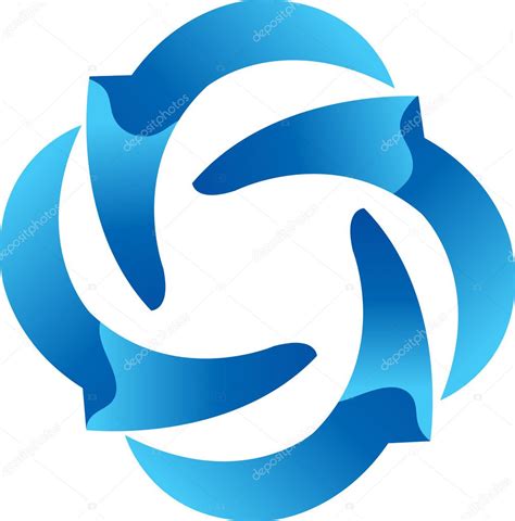 Rotation shape — Stock Vector © magagraphics #9859584