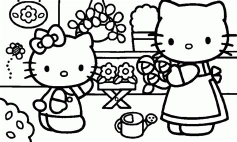 Hello Kitty Cupcake Coloring Pages  Coloring Home