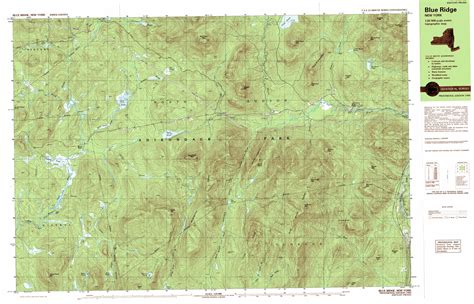 Blue Ridge Topographic Map Ny Usgs Topo Quad 43073h7