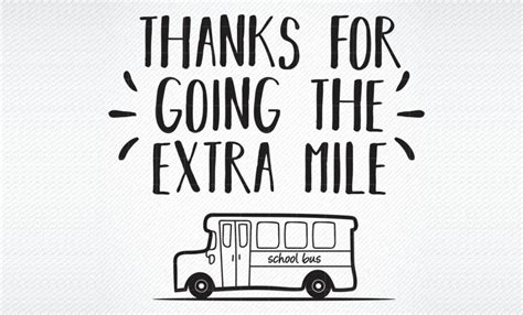 Thanks For Going The Extra Mile Graphic Graphic By Svg Den Creative Fabrica