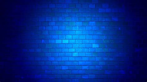 Dark Light Blue Brick Wall Hd Blue Aesthetic Wallpapers Hd Wallpapers