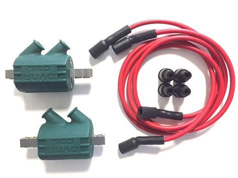 Dynatek Dyna Ignition Coils 3 Ohm Dual Output Dc1 1 Red 7mm Wires Dw