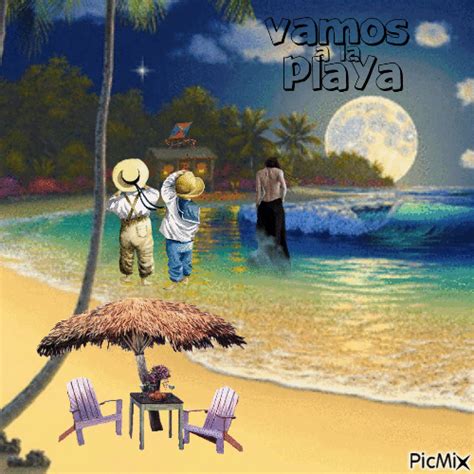 Deja El Chakers Y Vamos Pala Playa Free Animated  Picmix
