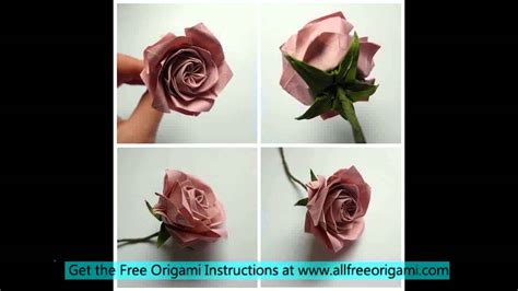 Origami Rose By Jo Nakashima Youtube
