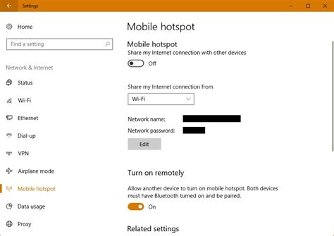 Sharing a connection this way is called tethering or using a hotspot. How to use your Windows 10 PC as a mobile hotspot | PCWorld