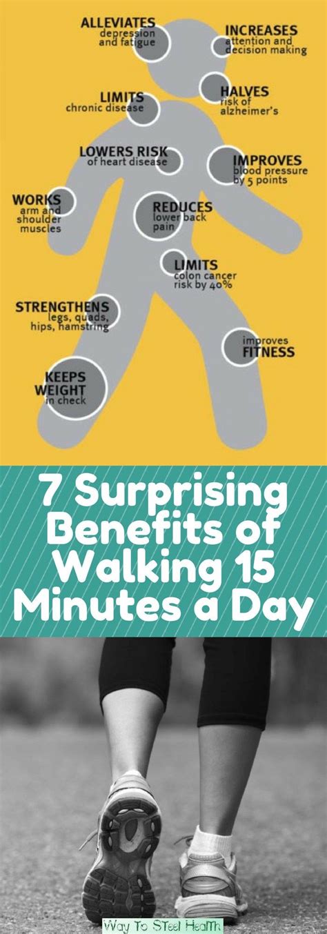 7 Surprising Benefits Of Walking 15 Minutes A Day Benefits Of Walking