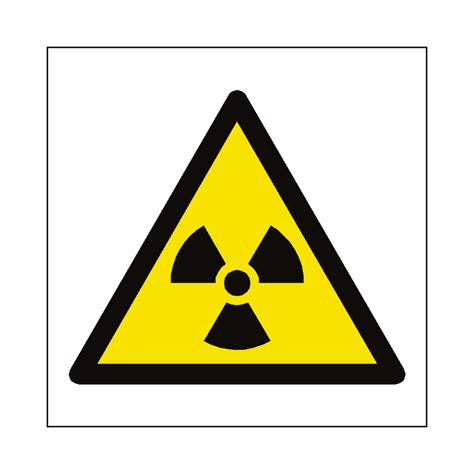 Radioactive Material Symbol Sign Pvc Safety Signs