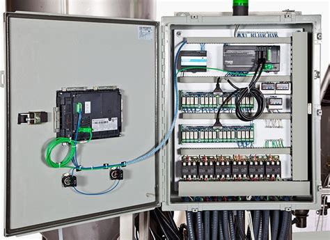 It shows the components of the circuit as simplified shapes, and the power and signal connections between the devices. Basic electrical design of a PLC panel (Wiring diagrams) | EEP
