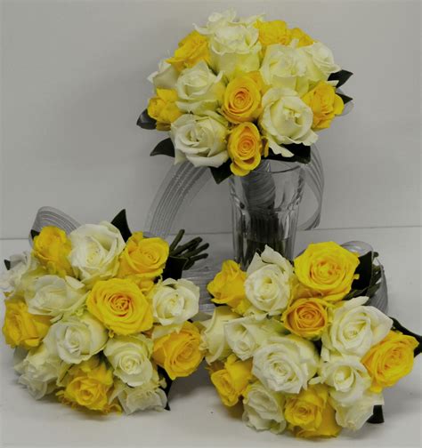 Check spelling or type a new query. Yellow cream rose posy wedding bouquets | Wedding bouquets ...