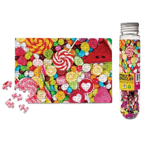 Brightly Colored Candy Micro Jigsaw Puzzle 150 Pieces Collections Etc