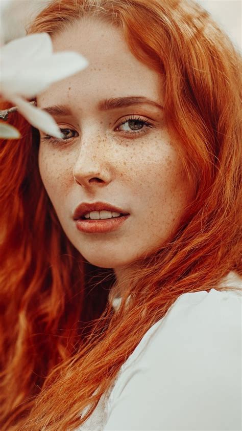Long Red Hair Russian Models Girl Wallpaper Redheads Headed