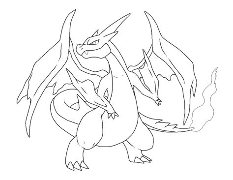 Pokemon Coloring Page Mega Charizard Ex Coloring Page Pokemon