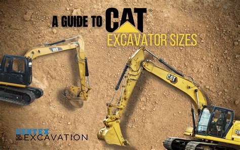 Cat Excavator Sizes The Complete Guide Centex Excavation