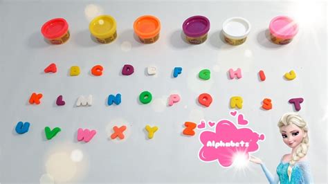 Play And Learn Alphabets With Play Doh Youtube