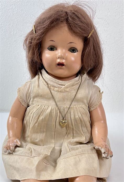 1930 s effanbee 20” composition mama doll original tagged outfit tin eyes ebay