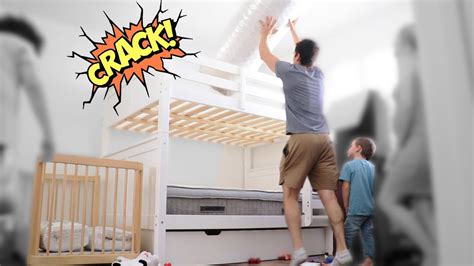 He Broke Our New Bed Not Happy Youtube