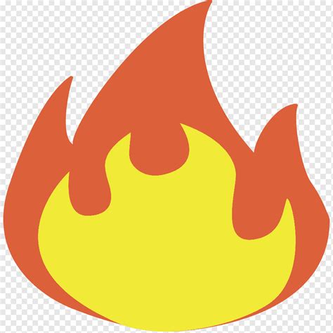 Emojipedia Fire Emoji Discord Oranye Logo Wallpaper Komputer Png The