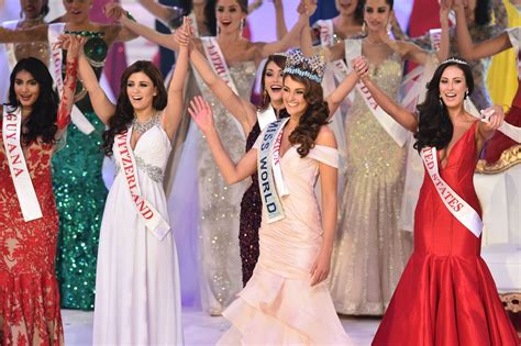 the miss world 2014 contestants had gorgeous hair glamour