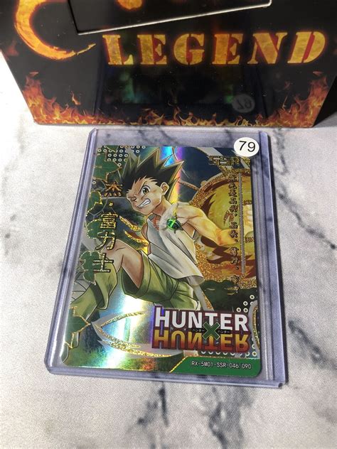 Ssr Hunter X Hunter Gon Freecss Legend Fire Trading Card Ccg Tcg Anime