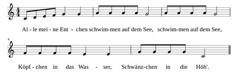 Alle kinderlieder videos mit noten und text zum ausdrucken. Kinderlieder Noten kostenlos zum Ausdrucken | MoupMoup ...