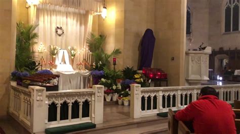 Holy Thursday 2018 Procession Of Blessed Sacrament To Altar Of Repose