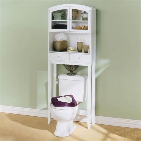 Tuuertge bathroom spacesaver bathroom over the toilet 3 shelves freestanding delicate hollow bathroom storage cabinet standing shelf (color : White Over The Toilet Cabinet | Newsonair.org