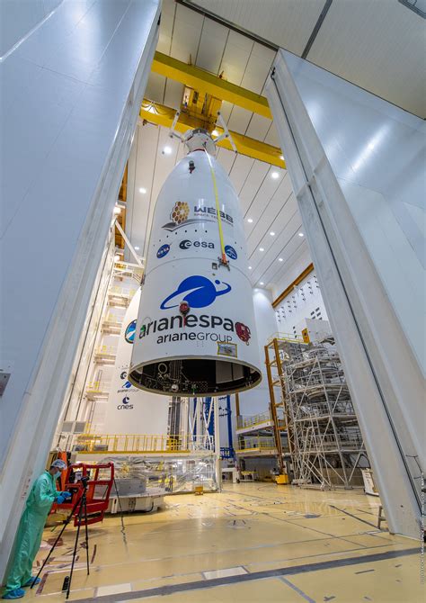 Esa Webb Secured Inside Ariane 5 Fairing