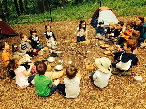 Nature Preschool Goes Camping Schuylkill Center For Environmental