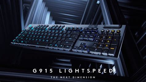 Logitech Debuts G915 And G913 Keyboards