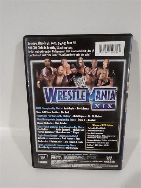 Wwe Wrestlemania Xix Dvd Wm 19 Wrestling Dvd Set Hot Sex Picture