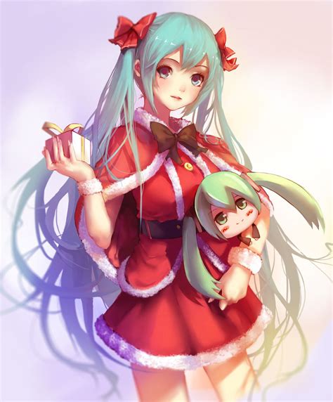 Merry Christmas Anime Christmas Hatsune Hatsune Miku