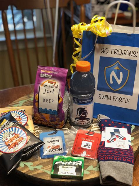 Swim Goodie Bag For State Championship Meet Swim Team Ts Swim