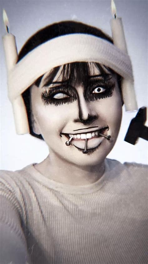 Tsujii Souichi Junji Ito Cosplay Makeup Creepy Scary Halloween