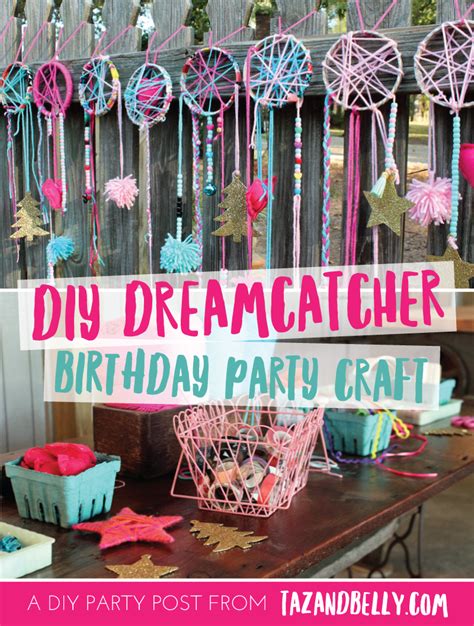 Diy Dream Catcher Party Craft Sleepover Birthday