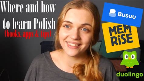 Where And How To Learn Polish Books Apps And Tips Youtube