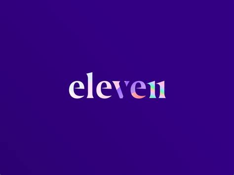 Eleven Logo Wordmark Logo Design Word Mark Logo Logo