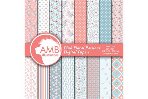 Shabby Chic Papers Scrapbook Papers Svg File
