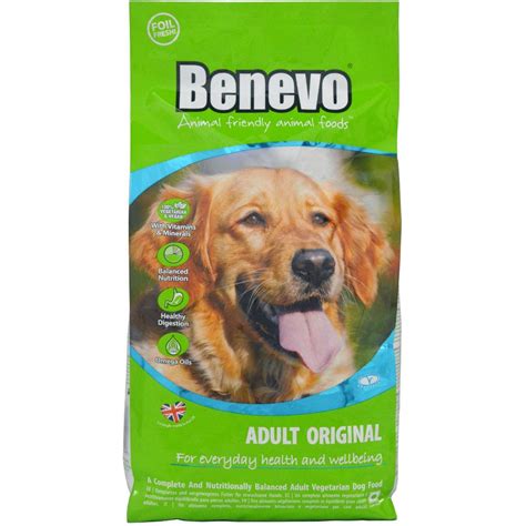 Wet food vs dry food: Benevo Vegan Adult Dog Food - Original - 2kg - Benevo