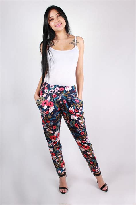 Lucy Modas Colombia Moda Pantalones Estampados Estampado Floral