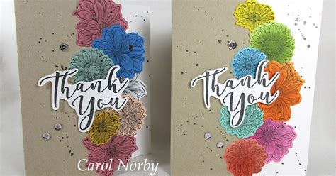 Stampin Carol A Flowery Thank You